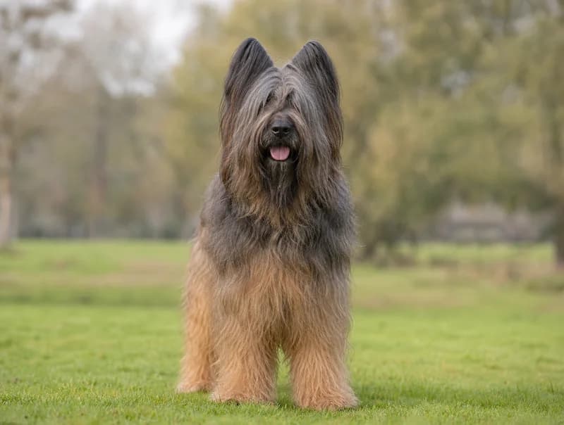Briard — front