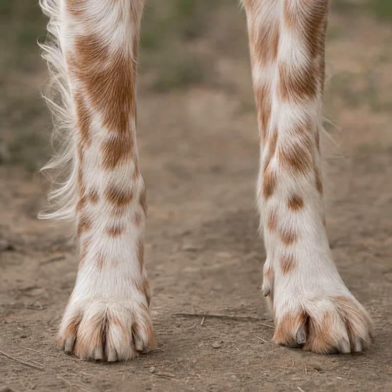Brittany — paws
