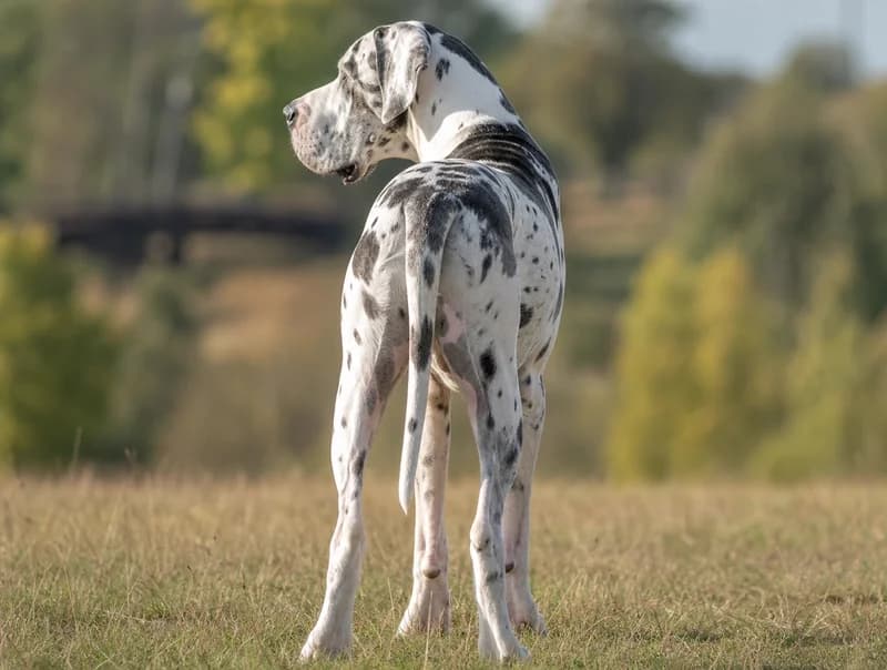 Great Dane — rear