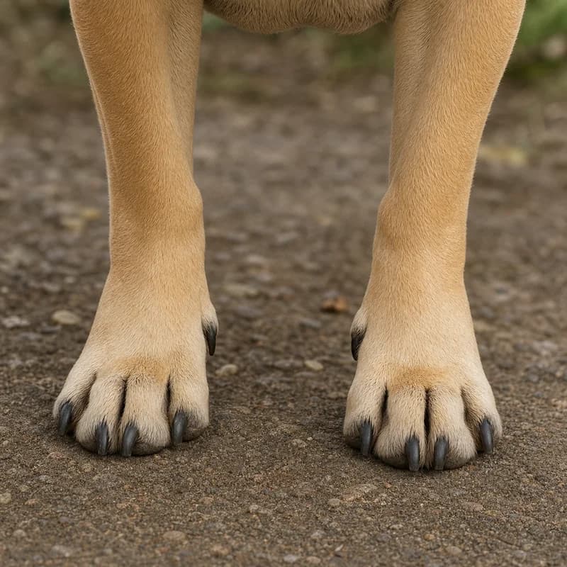 Puggle — paws