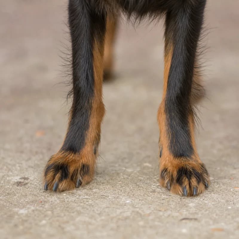 Russian Toy — paws