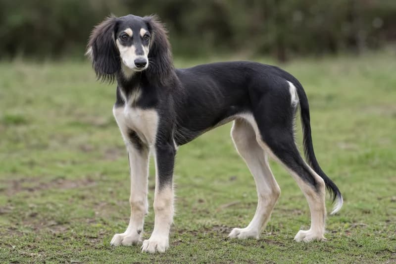 Saluki — puppy (~4 mo)