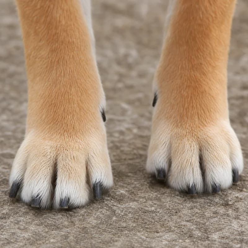 Shiba Inu — paws